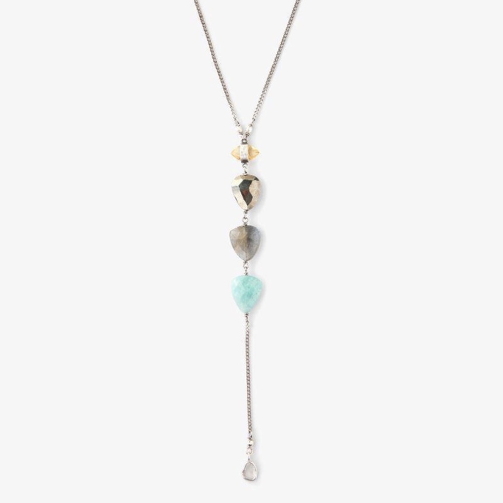 Chan Luu Tiered Amazonite Mix Y Necklace